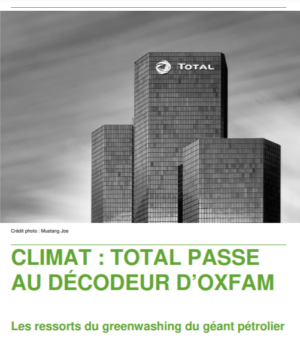 Climat : Total passe au décodeur d'Oxfam